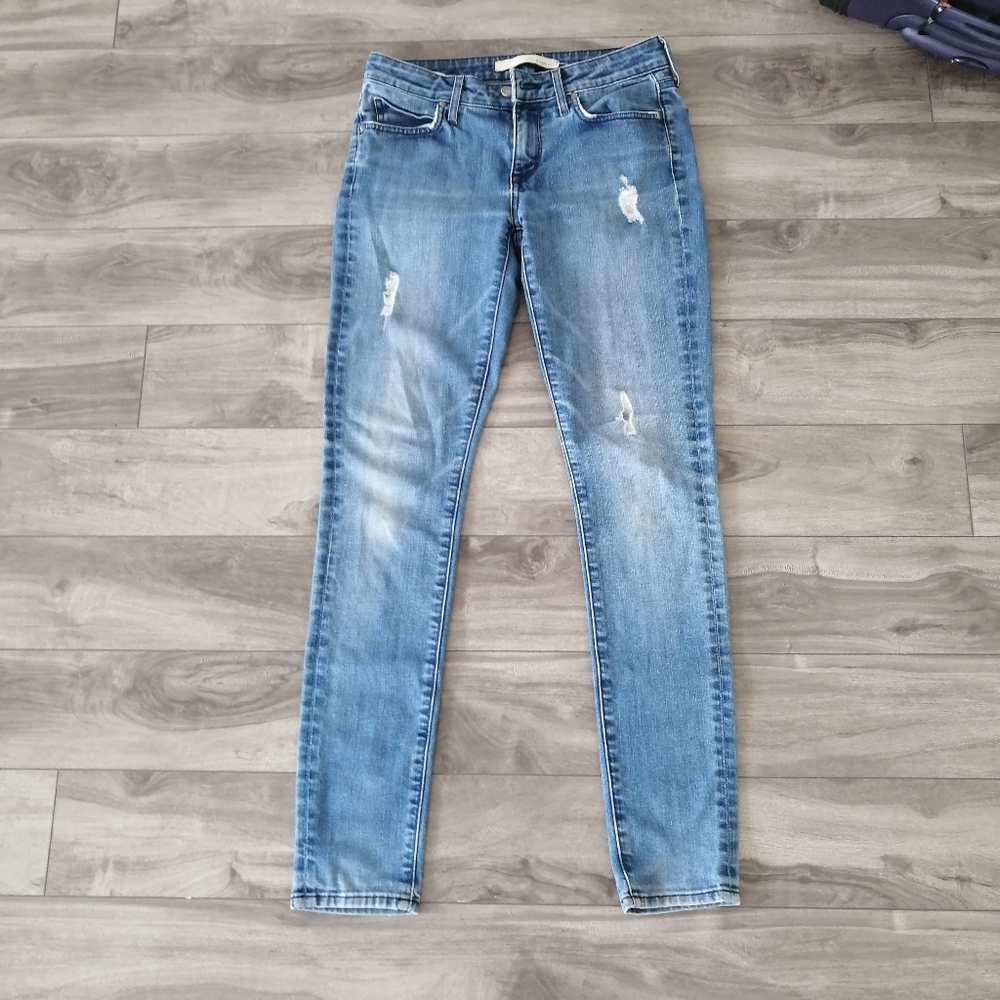🍓Rich & Skinny Light Blue Distressed Skinny Jeans